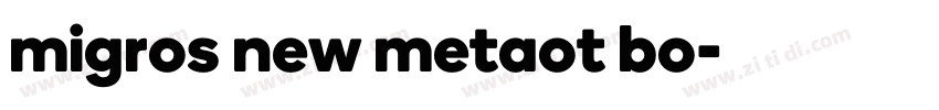 migros new metaot bo字体转换
